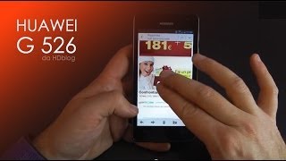 Huawei Ascend G 526 la videoprova di HDblogit [upl. by Botsford]