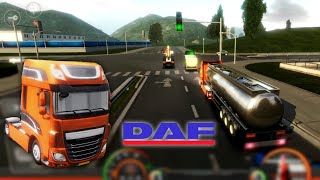 Truck Simulator Europe 2  DAF XF with Tanker Trailer GamePlay [upl. by Omle]