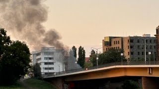 Carolabrücke in Dresden Abriss hat begonnen [upl. by Fennessy605]