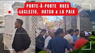 Porteàporte rues hatchleclezio et la paix latestnews news mauritius [upl. by Drehcir191]