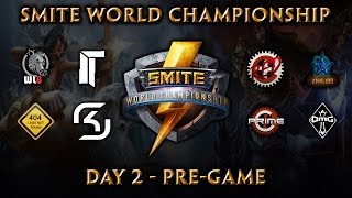 Smite World Championship Day 2 PreGame Show [upl. by Bennie12]