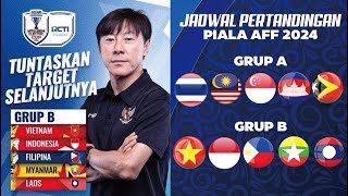 LENGKAP  Inilah JADWAL PIALA AFF SENIOR 2024 [upl. by Ubald]