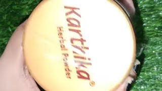 Karthika herbal powder shampoo review in Hindi  from Rashi product review [upl. by Barhos]