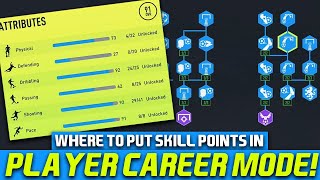 WHERE TO PUT SKILL POINTS IN FIFA 22 MY PLAYER CAREER MODE STRIKER [upl. by Argyle]