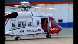 Coastguard Rescue Helicopters In Action [upl. by Eilsil]