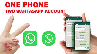 Two whatsapp account in one phone in one whatsapp [upl. by Natasha]