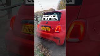 Abarth 595 Cold Start 🔊 abarth fiat500 fiatabarth abarth500 [upl. by Ahsitauq]