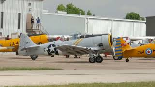 Cavanaugh Flight Museum Taxi To Runway for Salute to Heros 052220 [upl. by Alber]