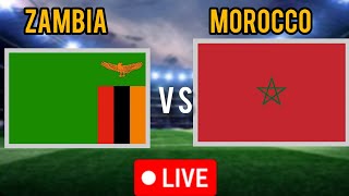 Zambia Women vs Morocco Women Live Football Match CAF Womens Olympic qualification [upl. by Ramor458]