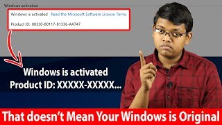 Are You Really Using Original Windows Check Windows Genuine or Cracked [upl. by Ratcliffe190]