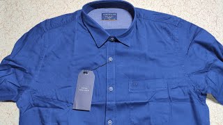 PETER ENGLAND bue cotton shirt for men unboxing [upl. by Ortrude751]