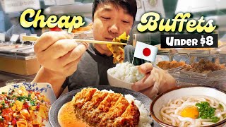 6 ALL YOU CAN EAT Buffets for UNDER 8 in Tokyo Japan [upl. by Akemak]