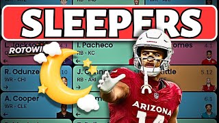 5 WR Sleepers Nobody is talking aboutyet II 2024 Fantasy Football [upl. by Fadil]