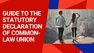 Quick Guide to a Statutory Declaration of CommonLaw Union [upl. by Atiuqehc]