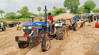 Eicher 380 tractor stuck in sand tractor videos [upl. by Wertheimer238]