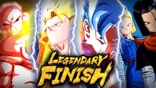 RANKING ALL LEGENDARY FINISHES  WORST TO BEST Dragon Ball LEGENDS [upl. by Icyak]