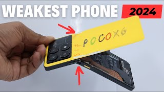 POCO Phones has a SERIOUS Problem  X6 Pro 5G Durability Test  Bend amp Water [upl. by Eigger160]