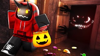 I Went TRICK or TREATING in Roblox DOORS FLOOR 2 HALLOWEEN [upl. by Adiaz204]