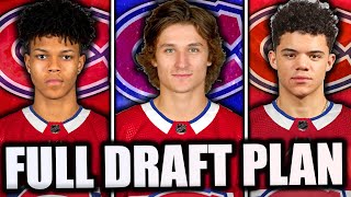 MONTREAL CANADIENS 2024 NHL DRAFT PLAN REVEALED… [upl. by Yecies]