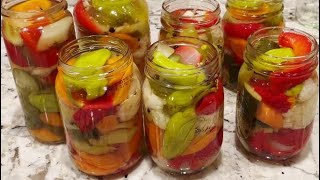 HOMEMADE Style Giardiniera  Italian pickled vegetables [upl. by Led]