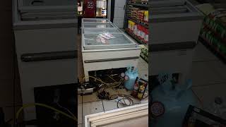 Fridge repair and regassing Deep fridge repair and regassing CocaCola fridge [upl. by Alikat232]