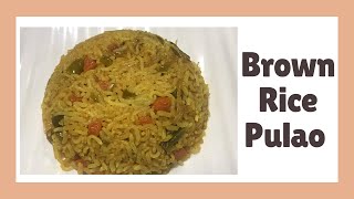 Brown Rice Pulao For Weight loss  How to cook brown rice  Healthy Diet Recipe  Farheen amp Arsheen [upl. by Odanref366]