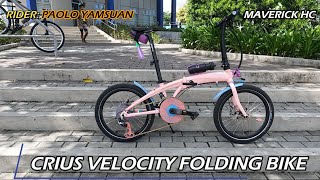 Ang Matinding CRIUS VELOCITY Folding Bike ni Paolo Yamsuan [upl. by Gabriel369]