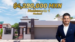 Se Vende Casa en Montecarlo Residencial Mexicali  4290000 pesos [upl. by Lelith]