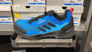 Adidas Terrex AX4 Primegreen Hiking Shoes Blue RushCore BlackTurbo  Product Code GZ3009 [upl. by Enomas]