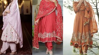 Beautiful Punjabi Frock Suit With Salwar Designs 💕 punjabi suit design ideas [upl. by Hawkie]