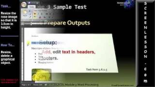 ECDLICDL WordProcessing Revision How To Study Guide Sample Test Question [upl. by Atihana119]