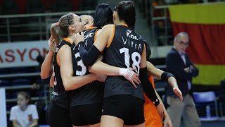 Kim Yeon Koung  Eczacibasi Vitra vs Galatasary 12222018 [upl. by Volnak424]