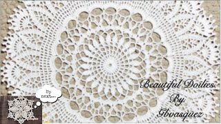 How to Crochet Beautiful Doily Pattern Tutorial Part 13 Rounds 18🥰🌸 crochettutorial crochet [upl. by Ozen519]