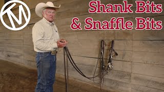 Comparing the Shank and Snaffle Bits  Terry Myers [upl. by Llirrem702]