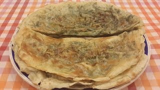 Кутабы с зеленью и сыром  Kutabs or qutabs with herbs and cheese English subtitles [upl. by Ehctav]