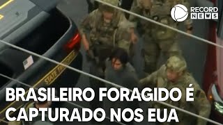 Polícia americana captura brasileiro condenado à prisão perpétua [upl. by Reteip289]