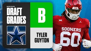 2024 NFL Draft Grades Cowboys select Tyler Guyton No 29 Overall  CBS Sports [upl. by Orlanta243]