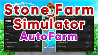 Stone Farm Simulator AutoFarmRebirth Script  Pastebin [upl. by Sanferd]