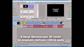 Poradnik 1 Sony Vegas Pro 10  Jak Stworzyć Film 3D redcyan [upl. by Ogeid]