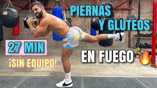 Rutina Para Piernas Y Gluteos En Casa 27 Minutos Ejercicios Para Endurecer Piernas Sin equipo [upl. by Jacquelynn]