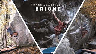 Three worldclass boulder classics from Brione [upl. by Reyaht]