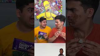 chocolate funny comedy food challenge hack tiktok share friends love shorts [upl. by Lanny]