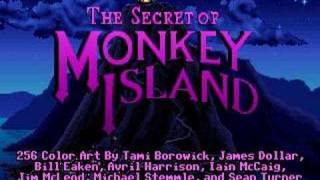 Monkey Island 1 Intro mt32 midi music [upl. by Aicileb456]