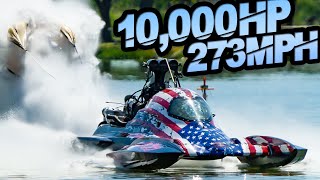 10000HP Drag Boats  273MPH in 3 Seconds Worlds FASTEST Drag Boats [upl. by Reisinger60]