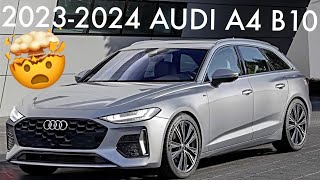 2023  2024 AUDI A4 B10  NEW MODEL  FIRST LOOK EXTERIOR  Audi 2023 facelift  audi a4 review [upl. by Brass]