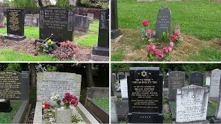 Gravesites of Mary McCartney Julia Lennon Stuart Sutcliffe Brian Epstein George Toogood Smith [upl. by Sergeant]