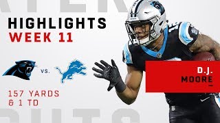 DJ Moore Highlights vs Lions [upl. by Jaymee484]