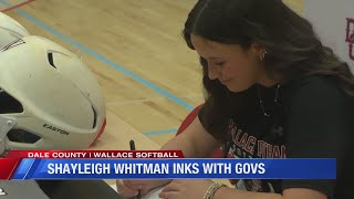 Dale County’s Shayleigh Whitman Commits to Wallace Softball [upl. by Innavoj]