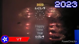 New Years Ball Drop 2023  Replay  Polara YT [upl. by Akinirt]