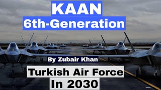 The Turkish Air Force will receive 6th generation Kaan stealth fighters in 2030 [upl. by Joane]